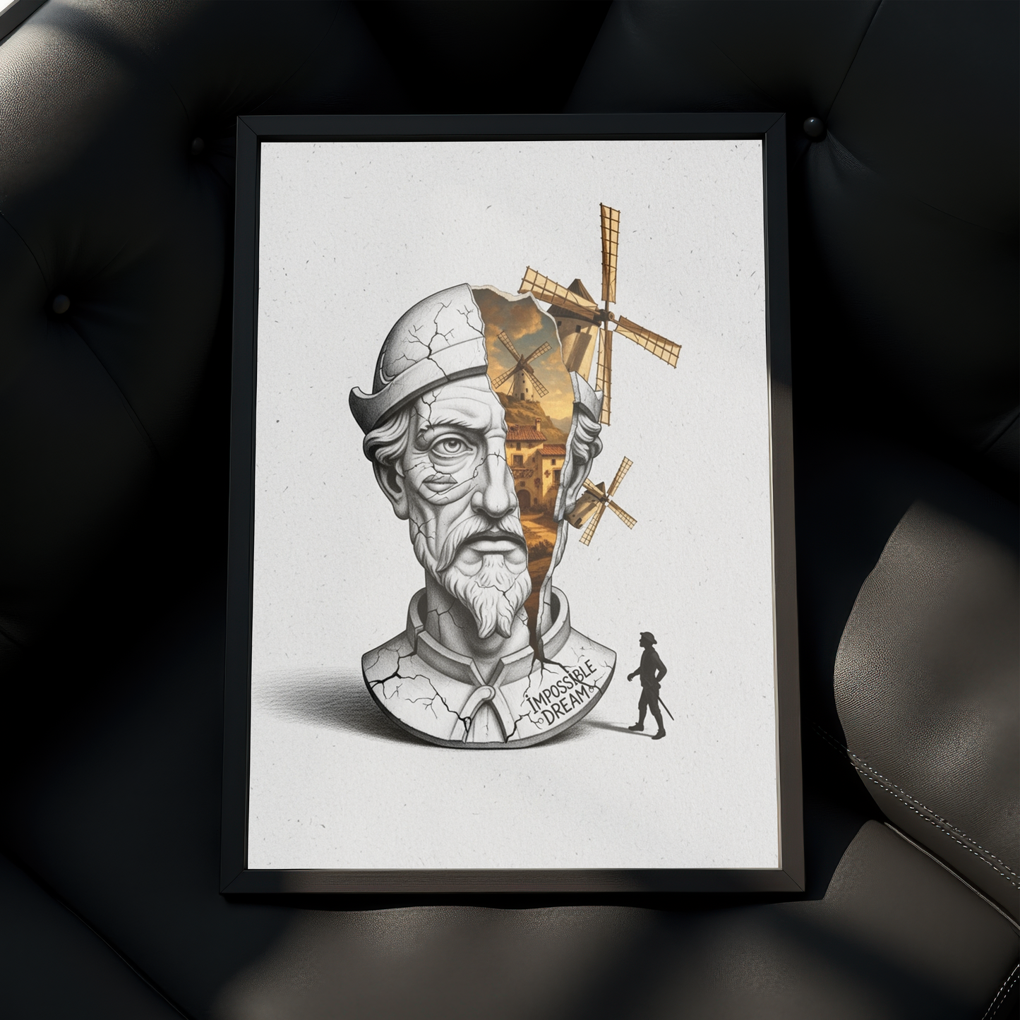 Impossible to Dream: Don Kişot Tablo Boyutlarında ve Yüksek Kaliteli Poster