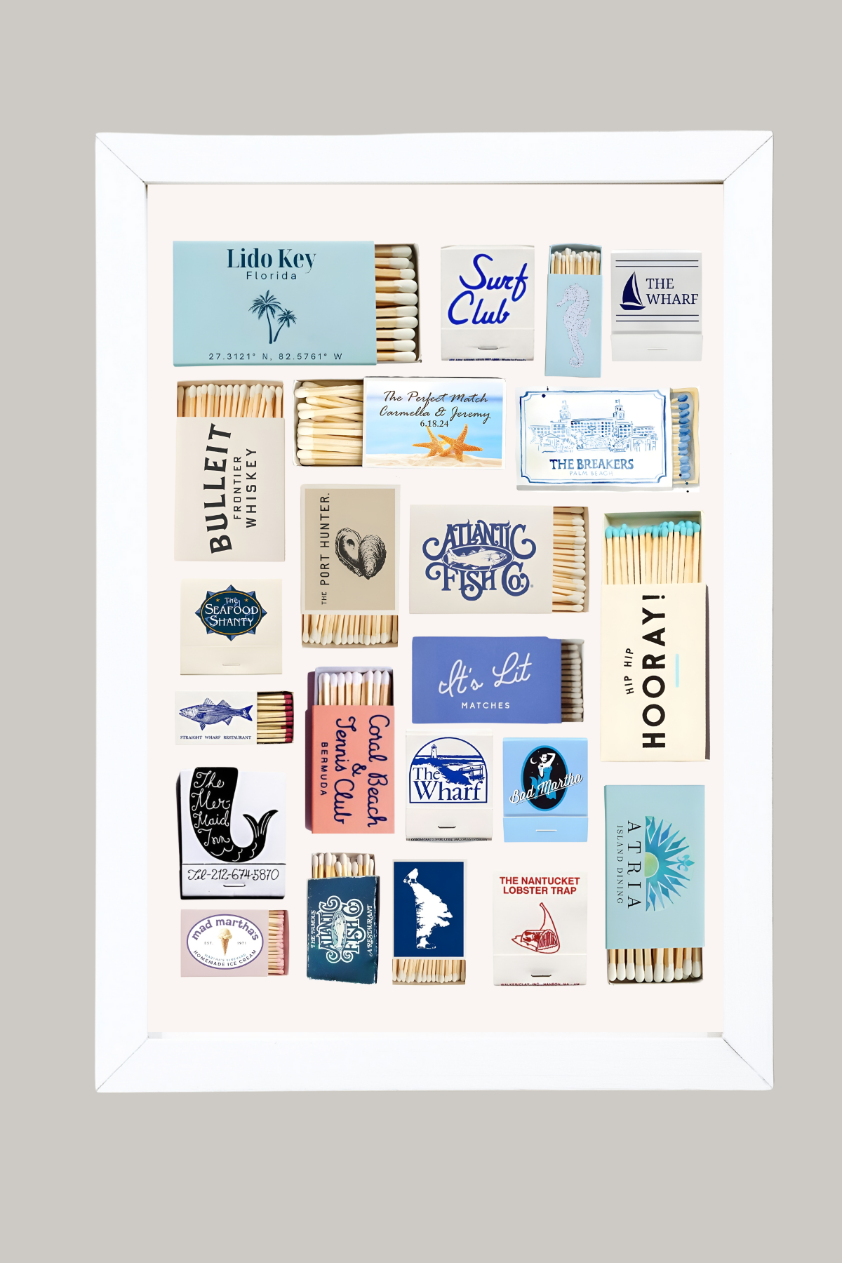 Ephemera Wall Art Print — Vintage Collage Aesthetic Poster