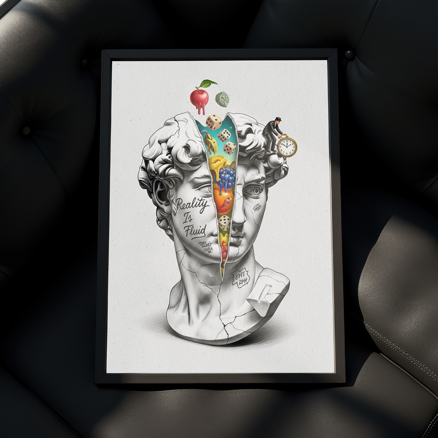 Reality is Fluid Tablo Boyutlarında ve Yüksek Kaliteli Poster