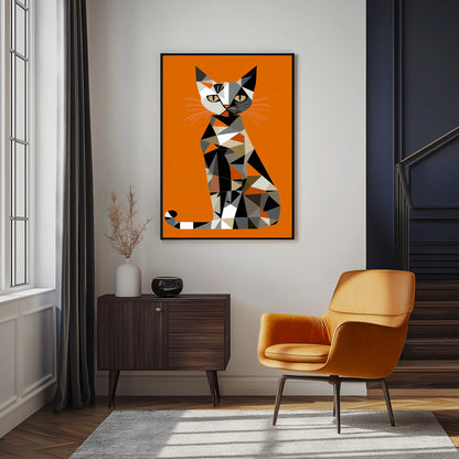 Shapes of a Cat Tablo Boyutlarında ve Yüksek Kaliteli Poster