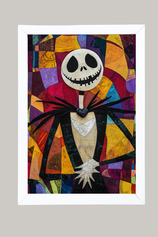 Jack Skellington Wall Art Print — Nightmare Before Christmas Tribute Poster