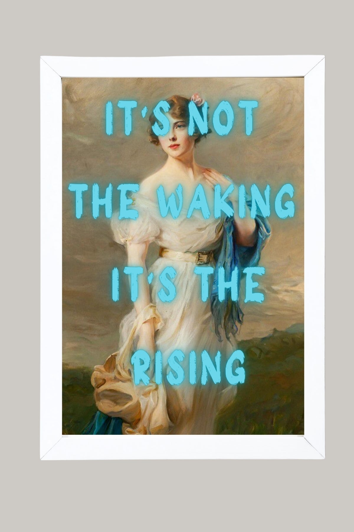 It's the Rising Wall Art Print — Empowering Self-Growth Quote Poster