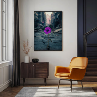 Silent Resistance Wall Art Print — Hope From Ruins Poster