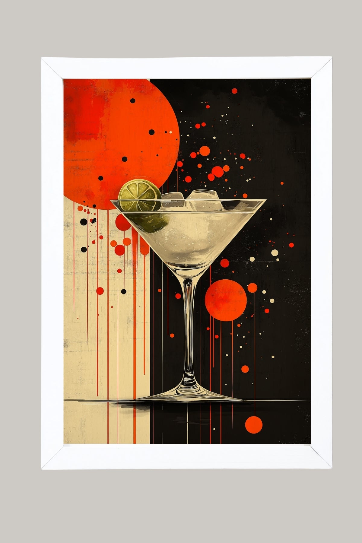 City Nights Wall Art Print — Neon Urban Skyline Poster