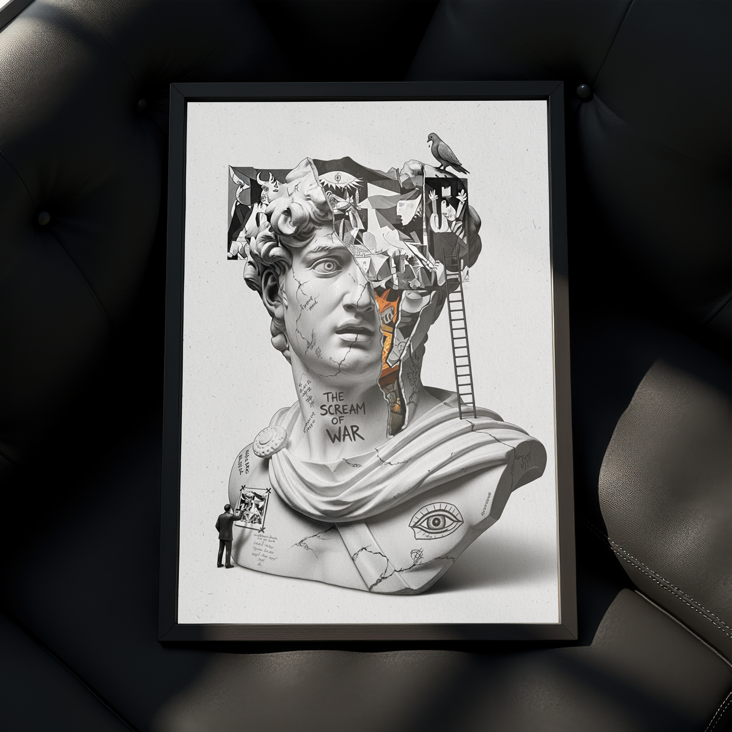 The Scream of War: Guernica Tablo Boyutlarında ve Yüksek Kaliteli Poster