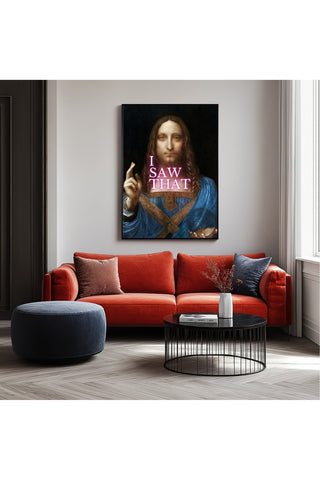 I Saw That Wall Art Print — Watchful Quote Poster