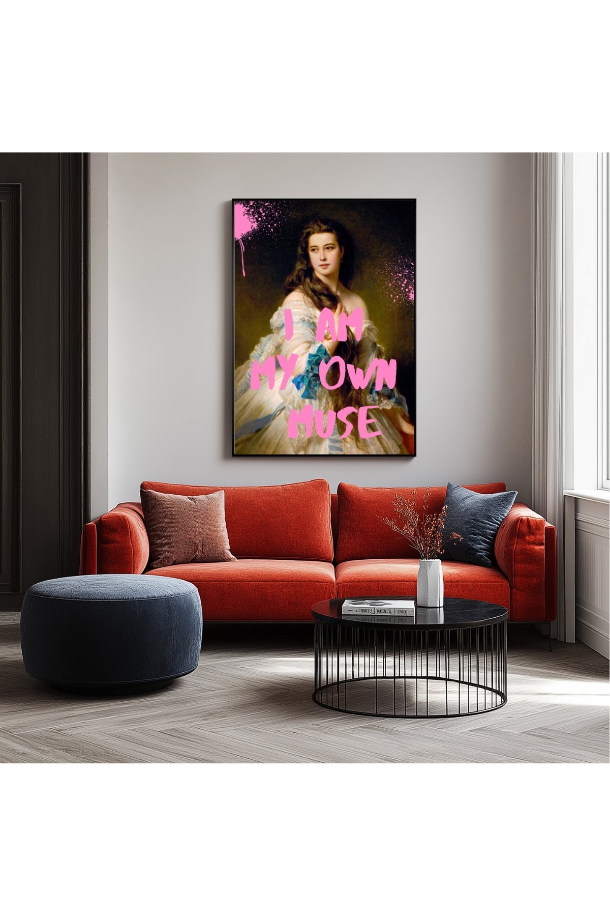 I Am My Own Muse Wall Art Print — Self-Love Empowerment Quote Poster