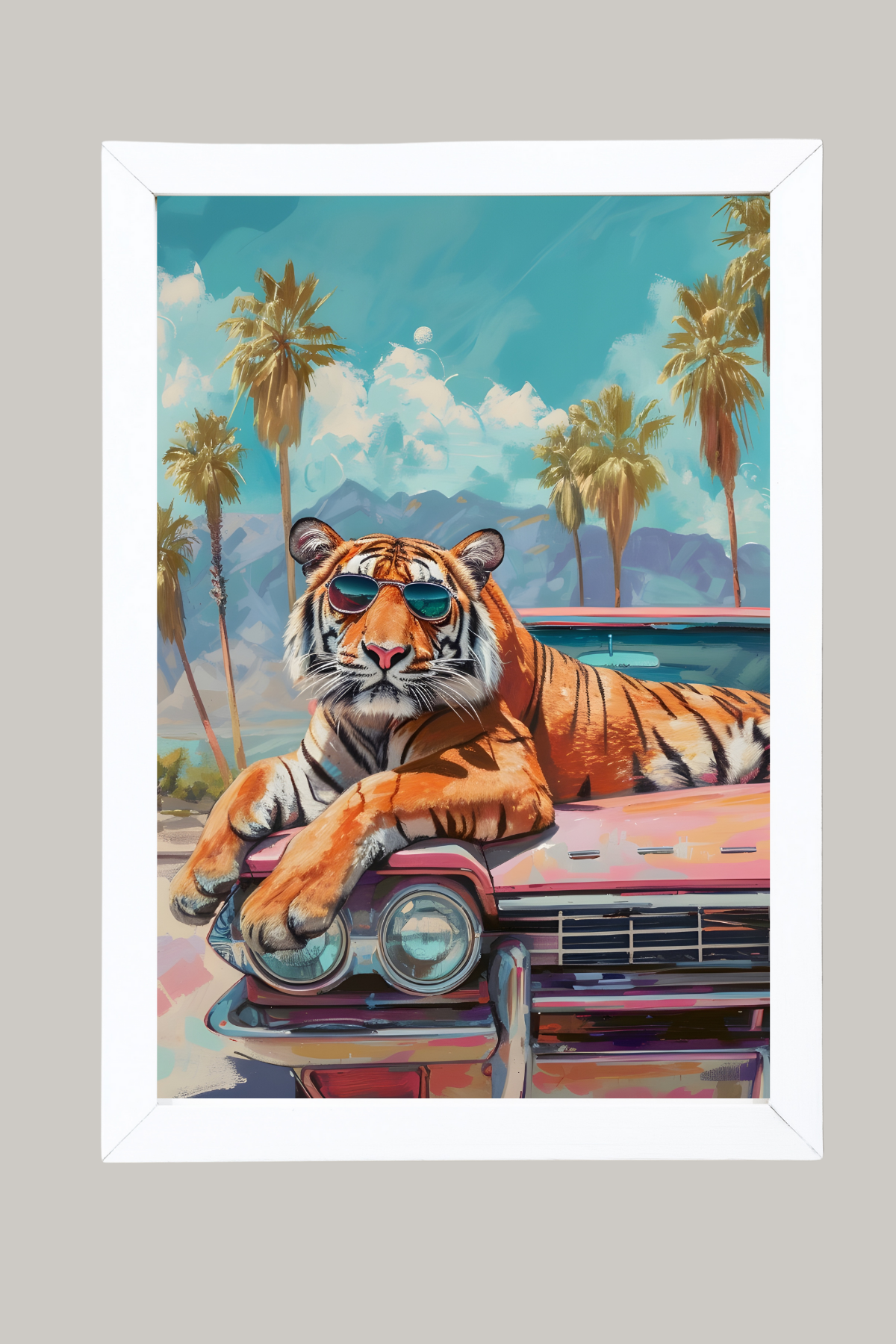 Tropical Swagger Wall Art Print — Bold Tropical Aesthetic Poster