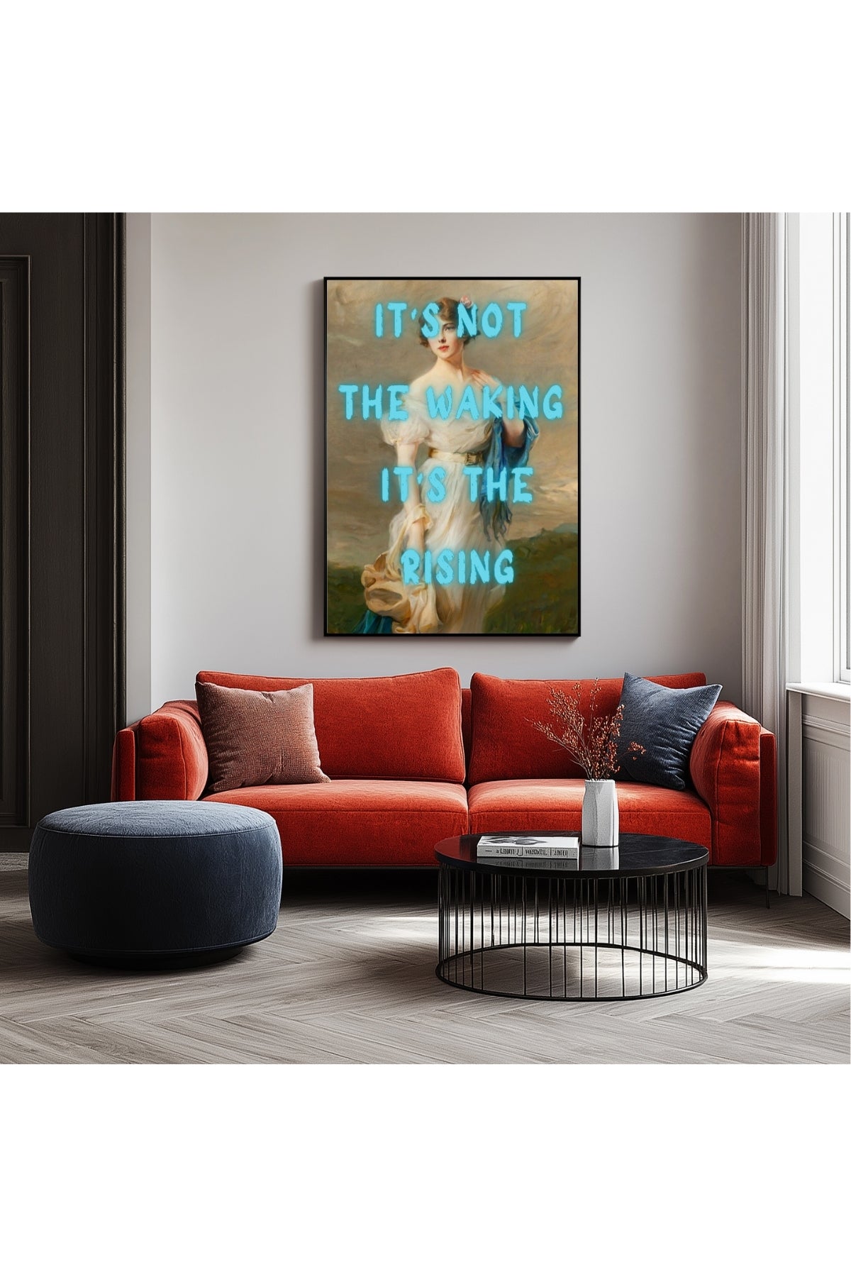 It's the Rising Wall Art Print — Empowering Self-Growth Quote Poster