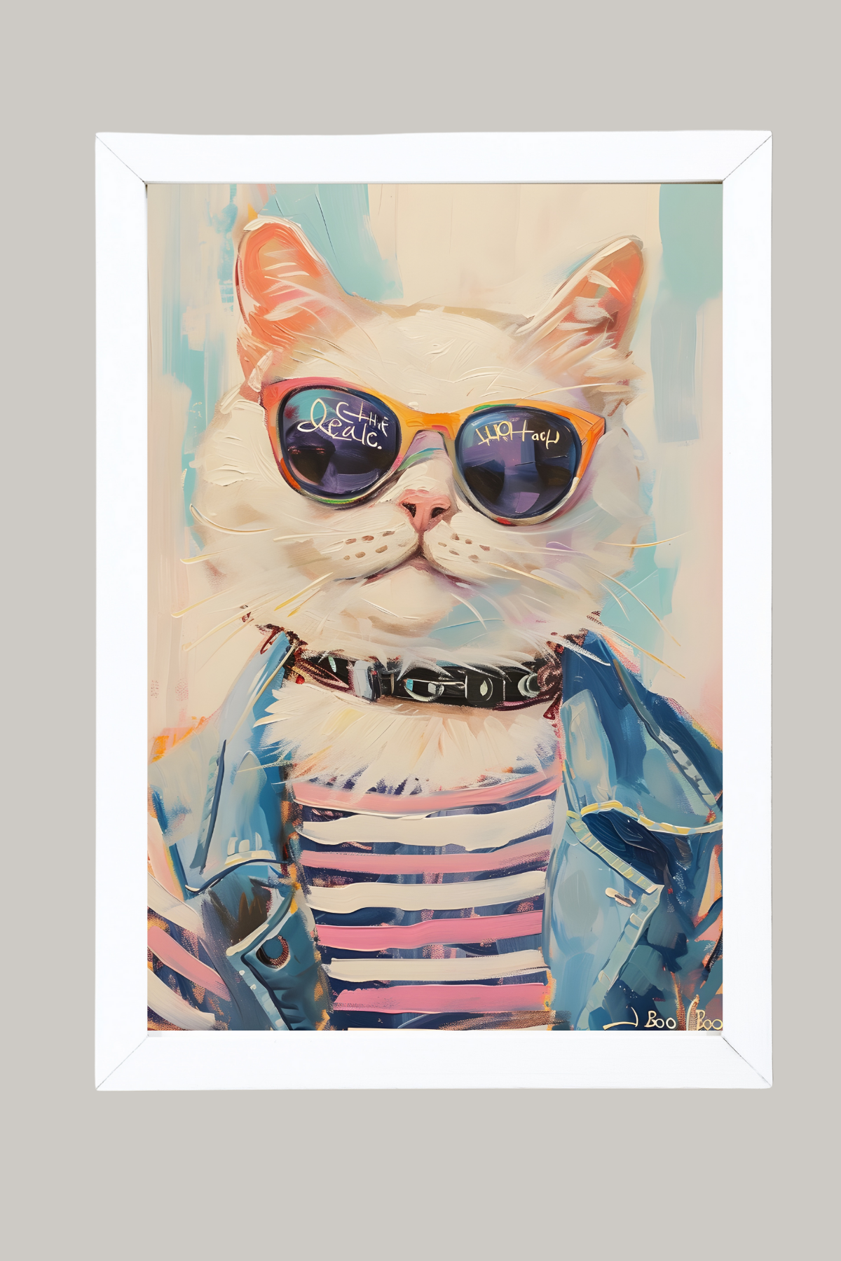Pawsitively Purrfect Wall Art Print — Cute Cat Lover Quote Poster