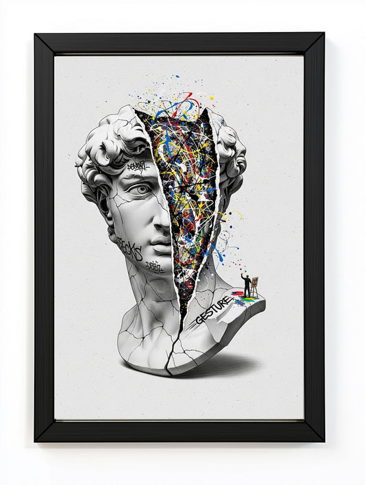 Gesture: Pollock Tablo Boyutlarında ve Yüksek Kaliteli Poster