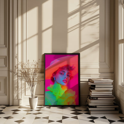 Hat and Hues Tablo Boyutlarında ve Yüksek Kaliteli Poster