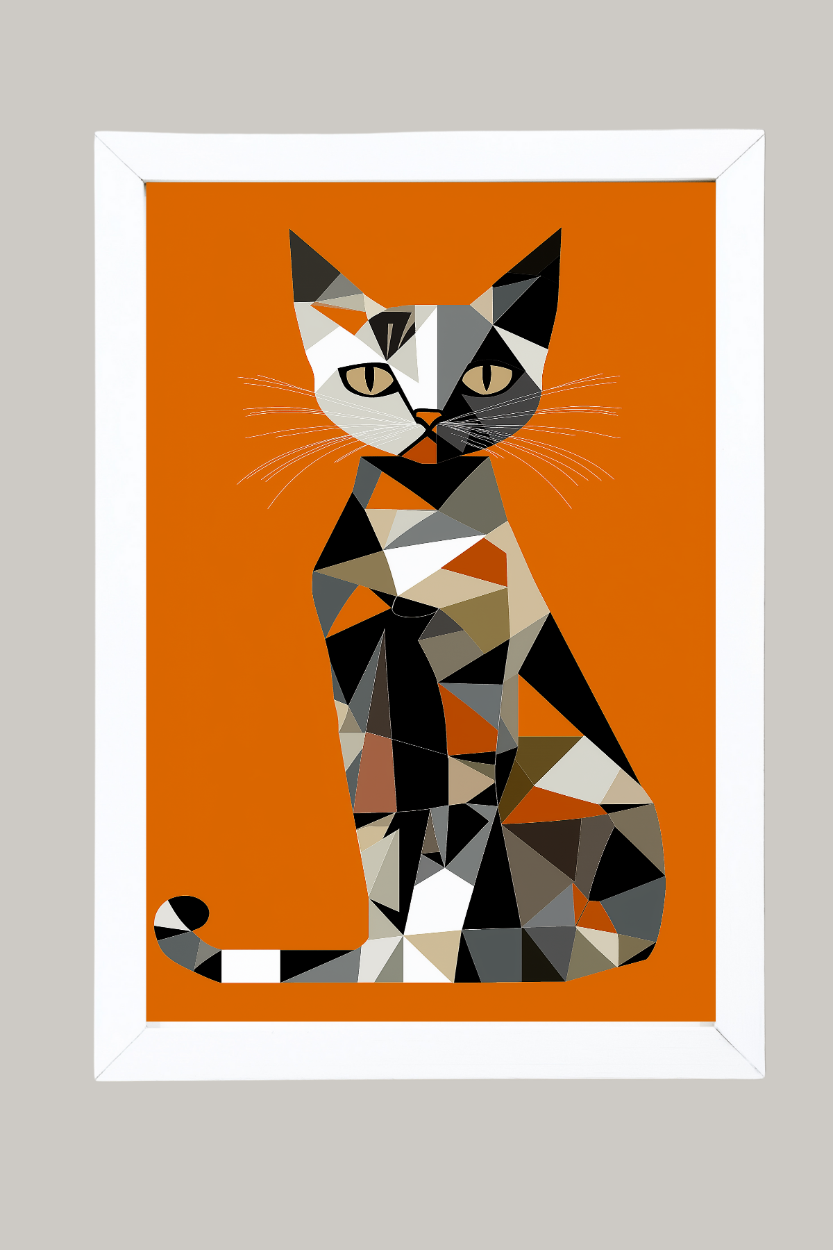Shapes of a Cat Tablo Boyutlarında ve Yüksek Kaliteli Poster