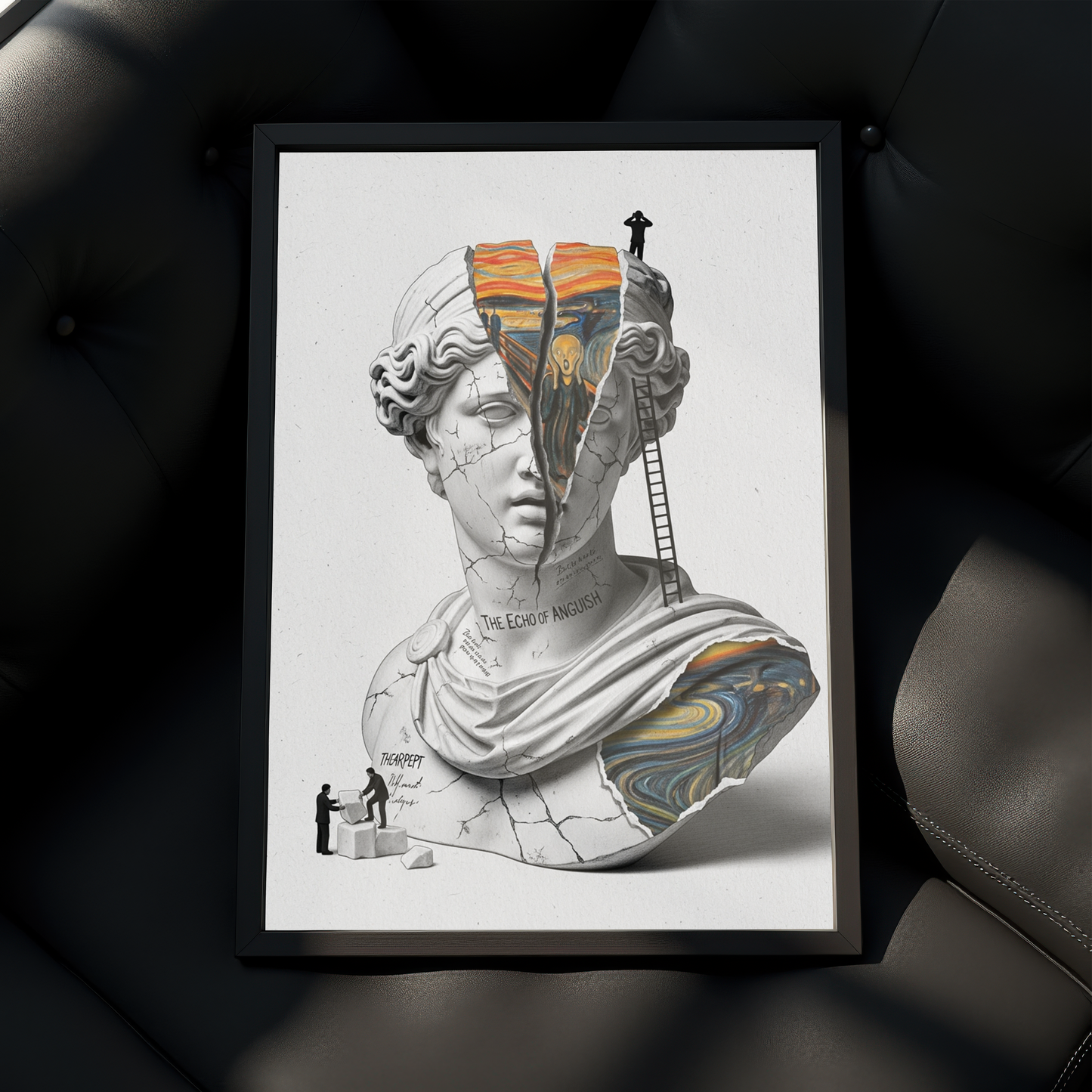 The Echo of Anguish: Çığlık Tablo Boyutlarında ve Yüksek Kaliteli Poster