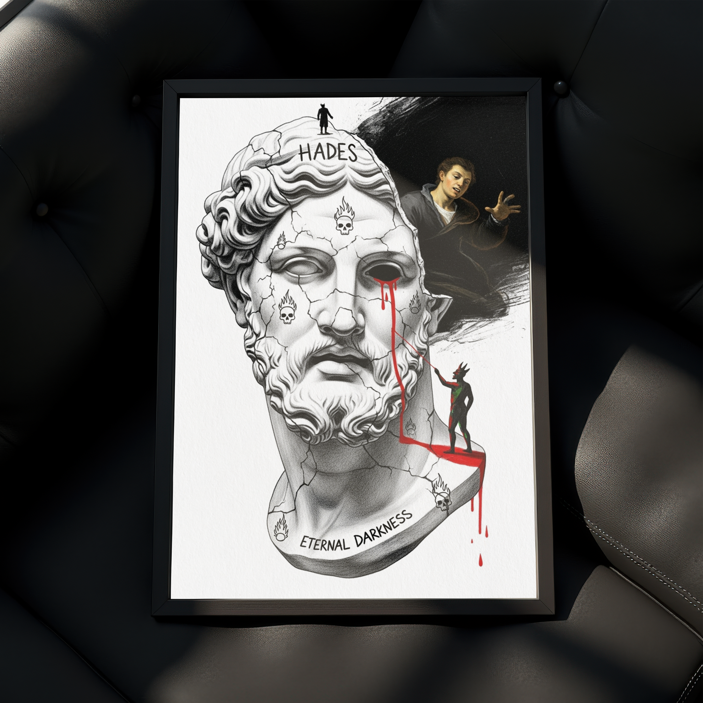 Eternal Darkness — Hades Mythology Wall Art Print