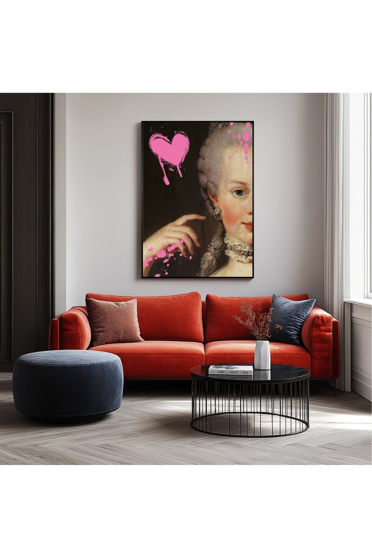 Timeless Love Remix Wall Art Print — Modern Romantic Couples Poster
