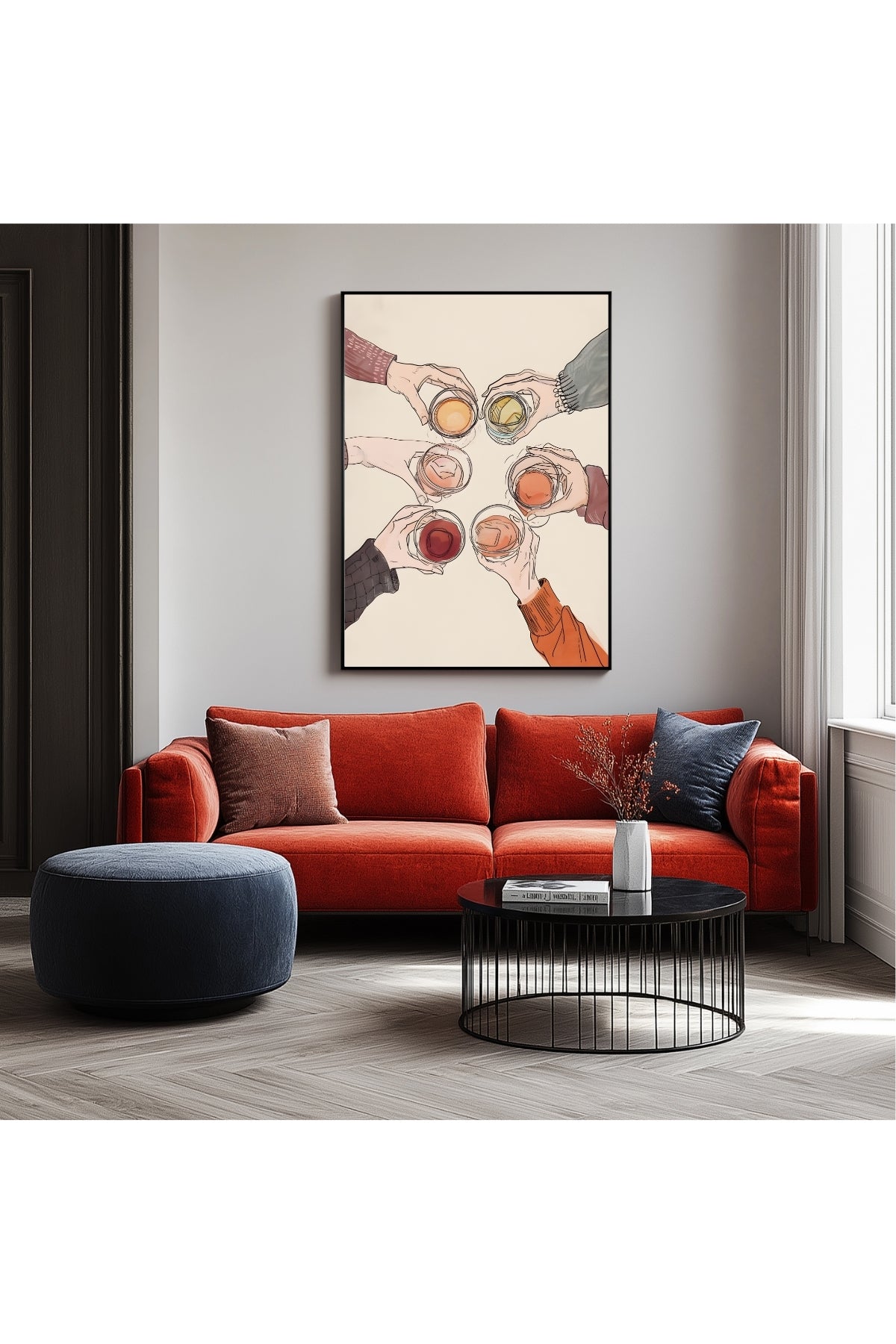 Salude Wall Art Print — Spanish Cheers Toast Quote Poster