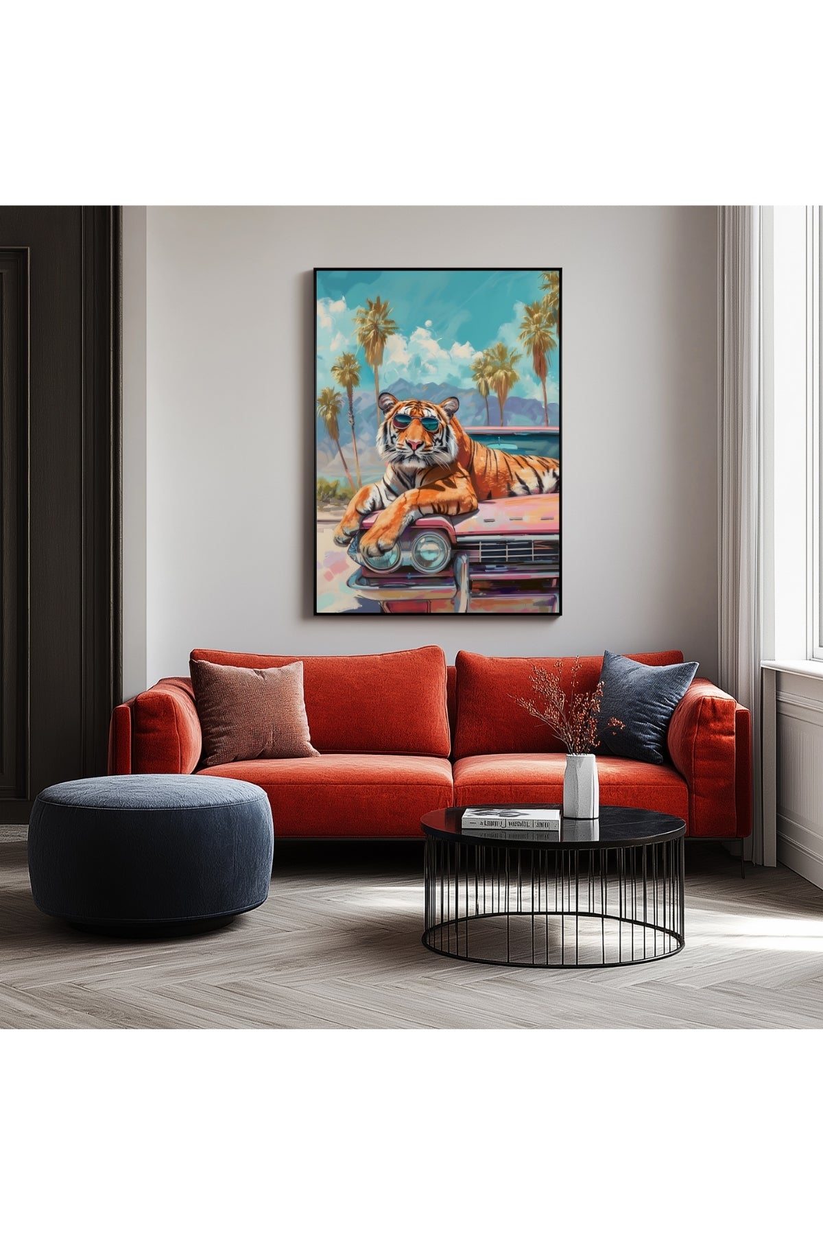 Tropical Swagger Wall Art Print — Bold Tropical Aesthetic Poster