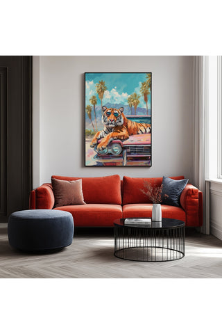 Tropical Swagger Wall Art Print — Bold Tropical Aesthetic Poster