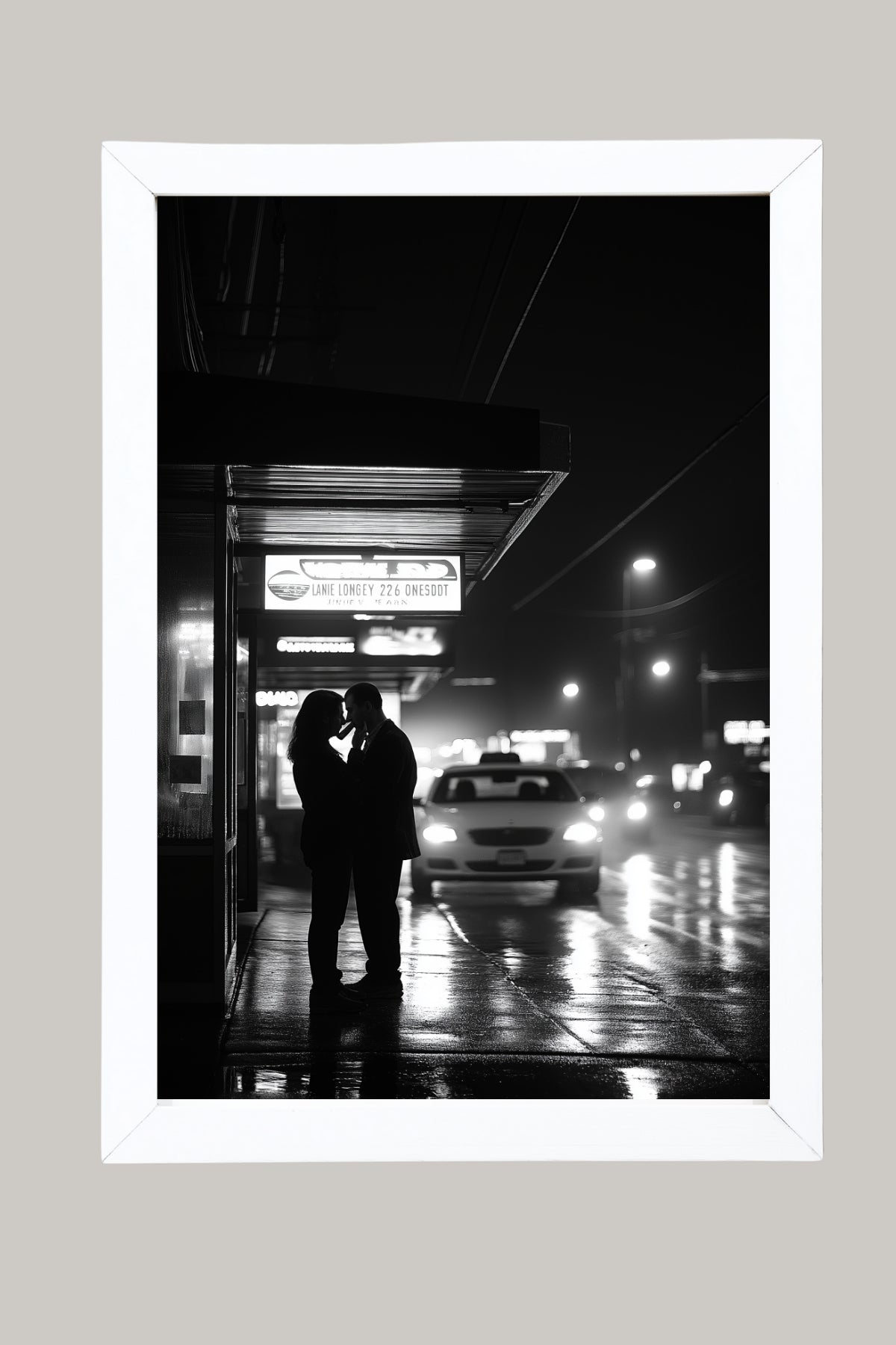 Window of Love Wall Art Print — Romantic View Poster