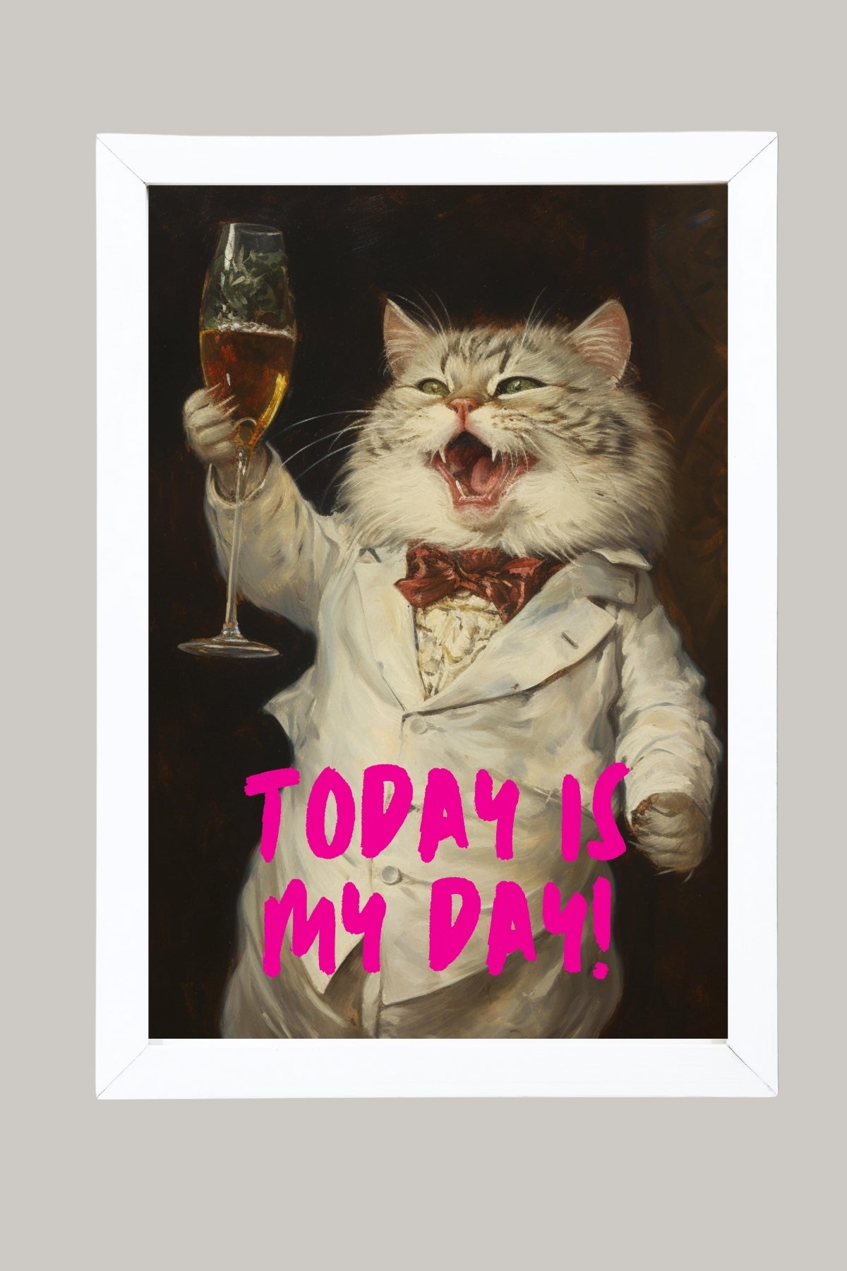 Today is My Day Wall Art Print — Bold Affirmation Quote Poster