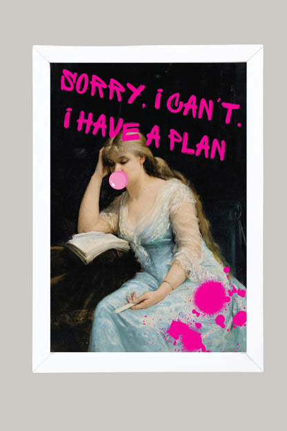 She's Have a Plan –  Tablo Boyutlarında ve Yüksek Kaliteli Poster