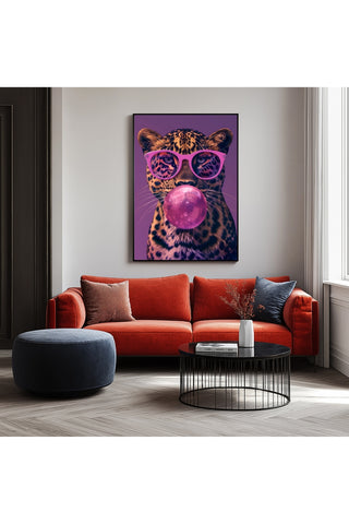 Bubble Chic Wall Art Print — Modern Bubble Lettering Poster