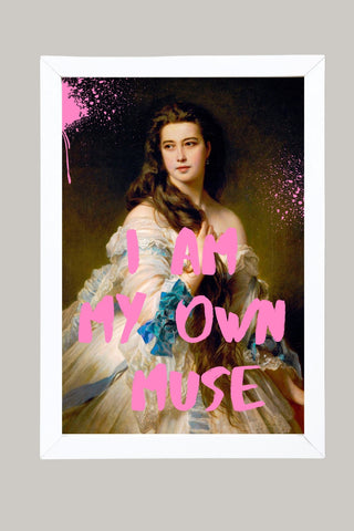 I Am My Own Muse Wall Art Print — Self-Love Empowerment Quote Poster
