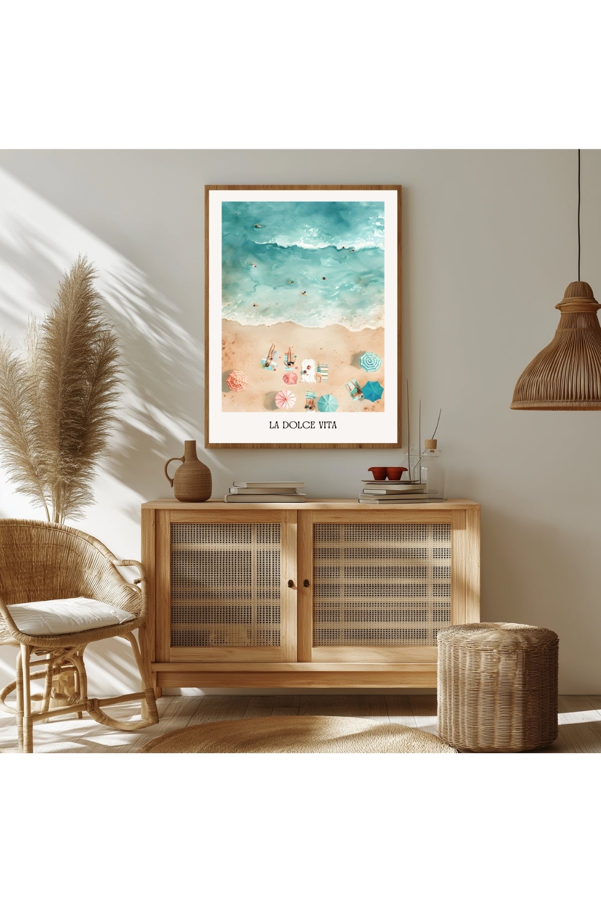 La Dolce Vita Wall Art Print — Italian Sweet Life Quote Poster