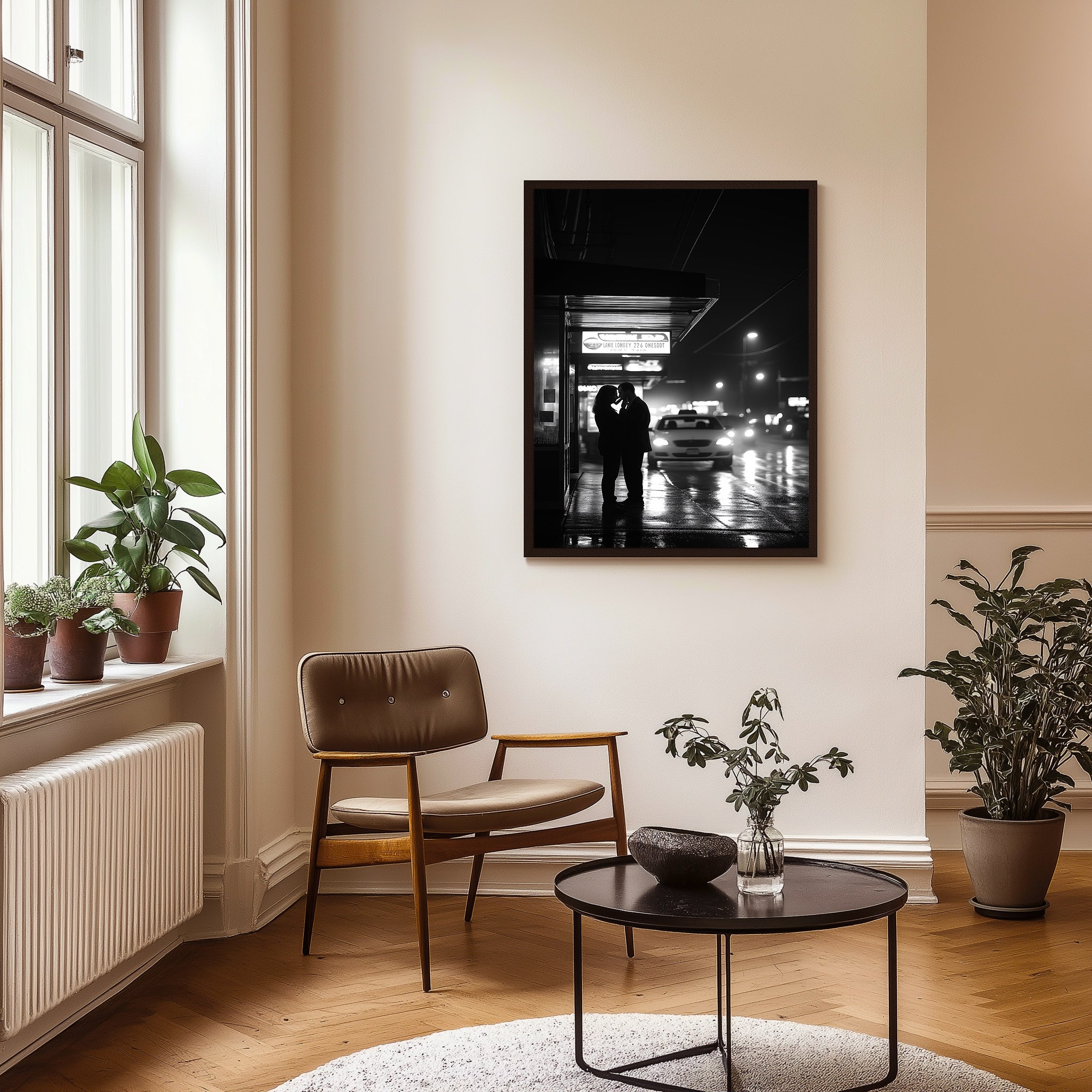 Window of Love Wall Art Print — Romantic View Poster