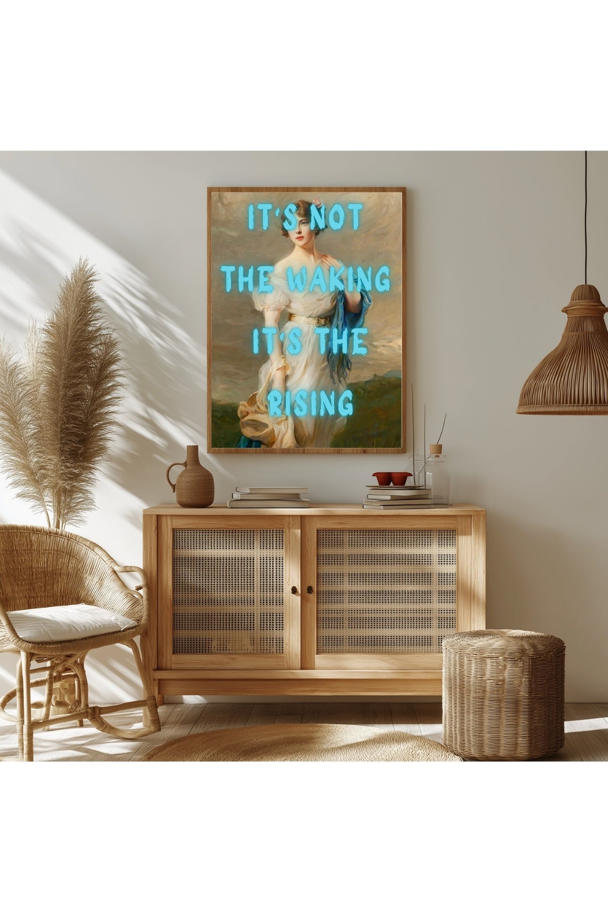 It's the Rising Wall Art Print — Empowering Self-Growth Quote Poster