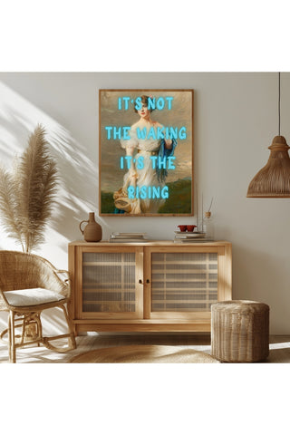 It's the Rising Wall Art Print — Empowering Self-Growth Quote Poster