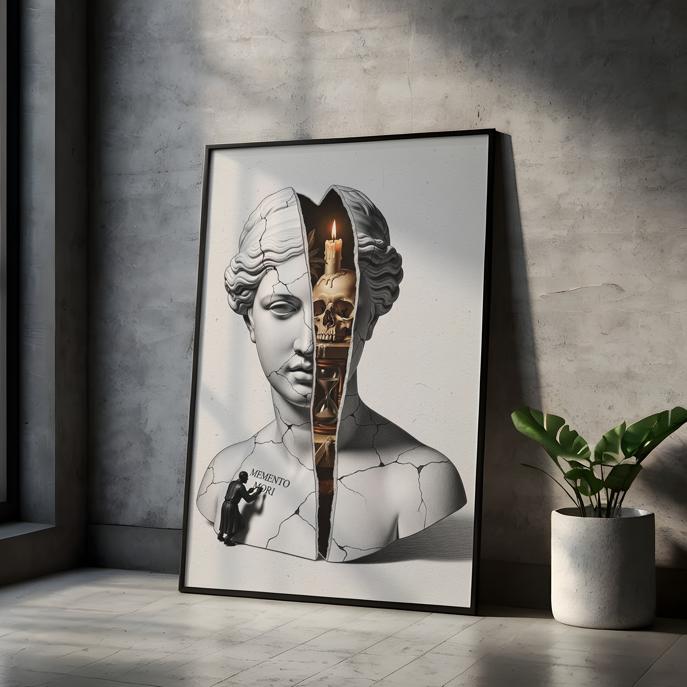 Memento Mori — Surreal Venus Vanitas Wall Art Print