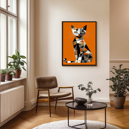 Shapes of a Cat Tablo Boyutlarında ve Yüksek Kaliteli Poster