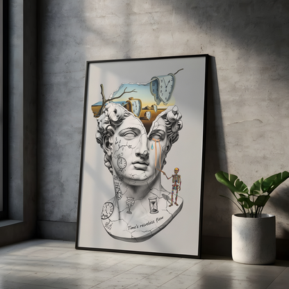 Zamanın Akışı: Dali Tablo Boyutlarında ve Yüksek Kaliteli Poster