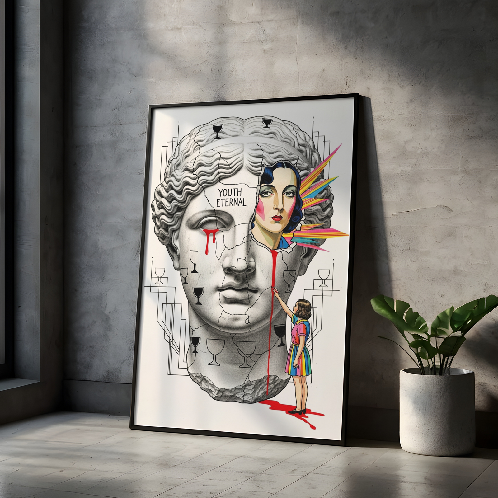Youth Eternal Venus — Surreal Wall Art Print