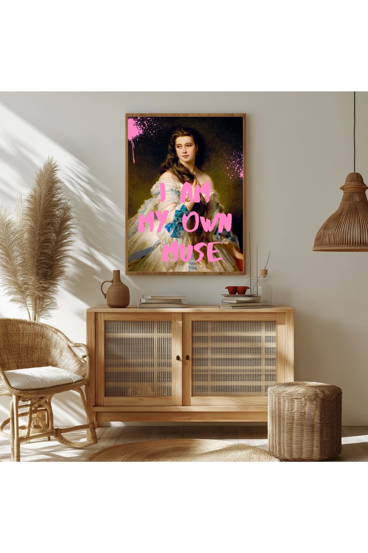 I Am My Own Muse Wall Art Print — Self-Love Empowerment Quote Poster
