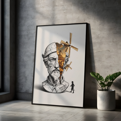 Impossible to Dream: Don Kişot Tablo Boyutlarında ve Yüksek Kaliteli Poster