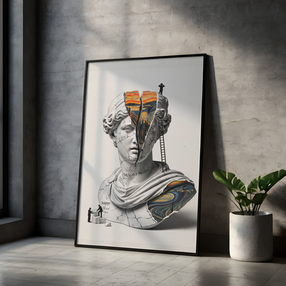 The Echo of Anguish: Çığlık Tablo Boyutlarında ve Yüksek Kaliteli Poster