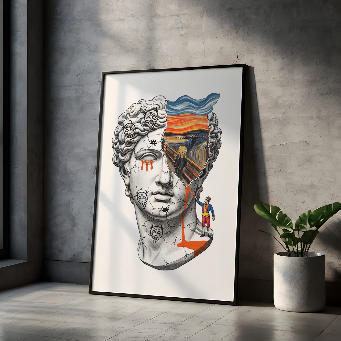 The Scream: David Tablo Boyutlarında ve Yüksek Kaliteli Poster