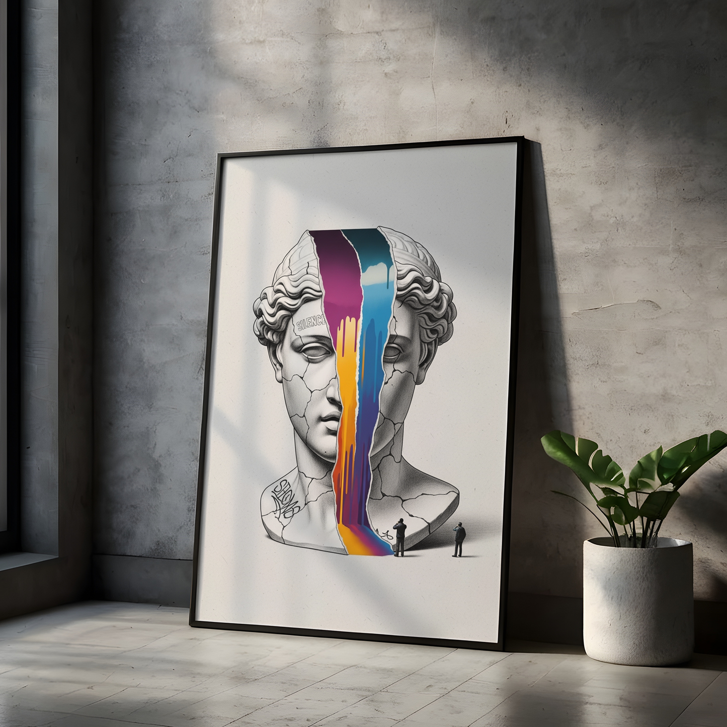 Silence - Sürrealist Tablo Boyutlarında ve Yüksek Kaliteli Poster