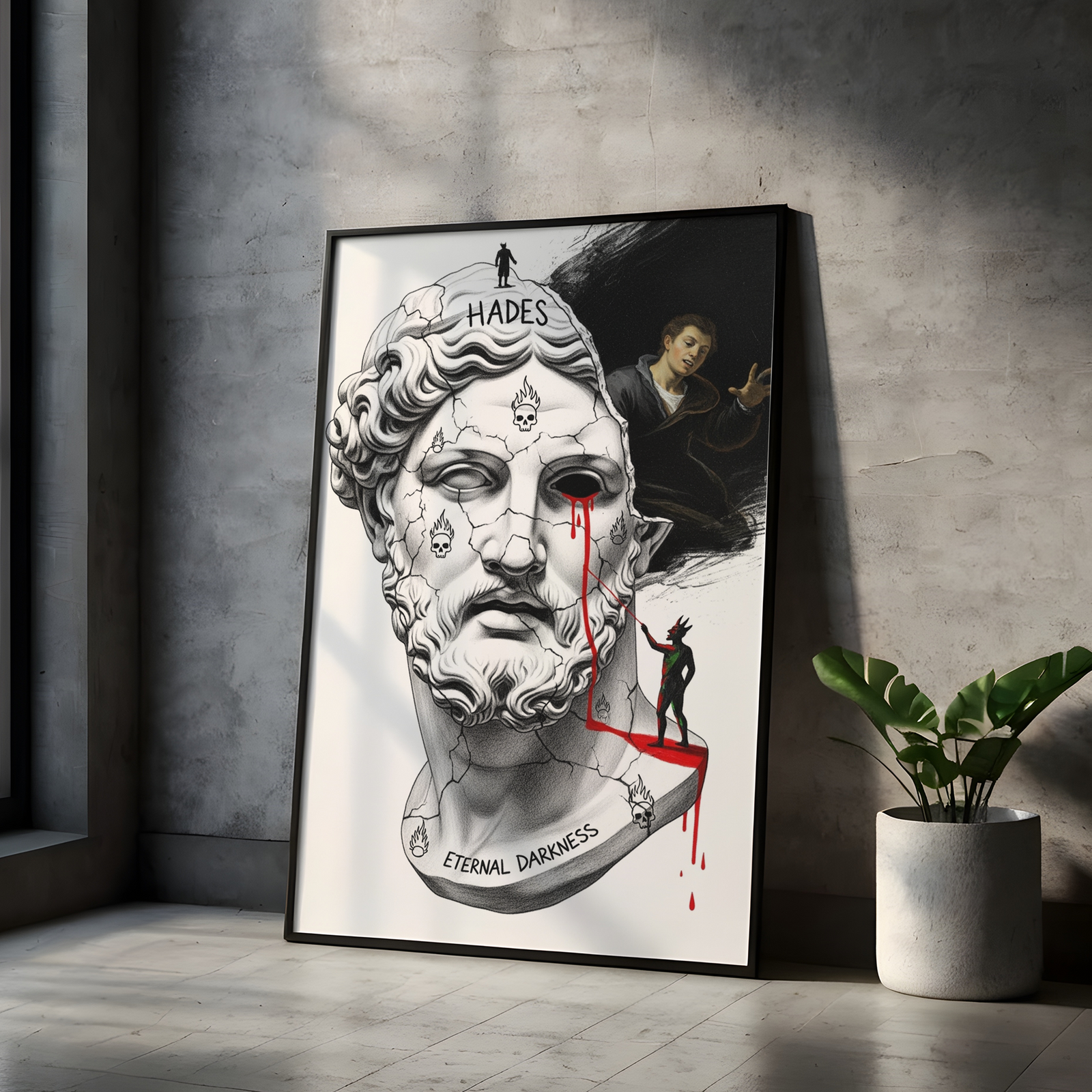 Eternal Darkness — Hades Mythology Wall Art Print