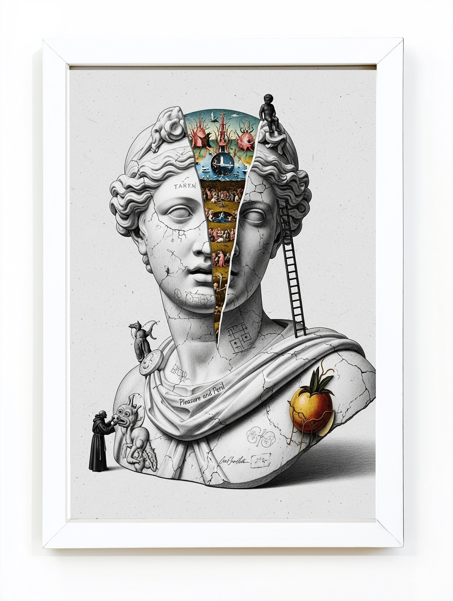 Pleasure and Peril — Bosch Inspired Wall Art Print