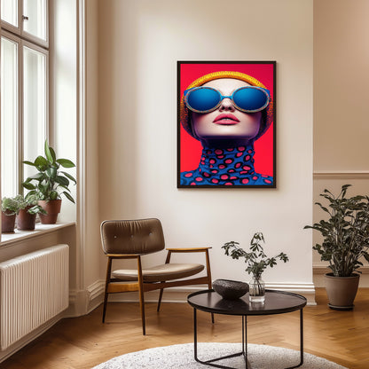 Color Burst Tablo Boyutlarında ve Yüksek Kaliteli Poster