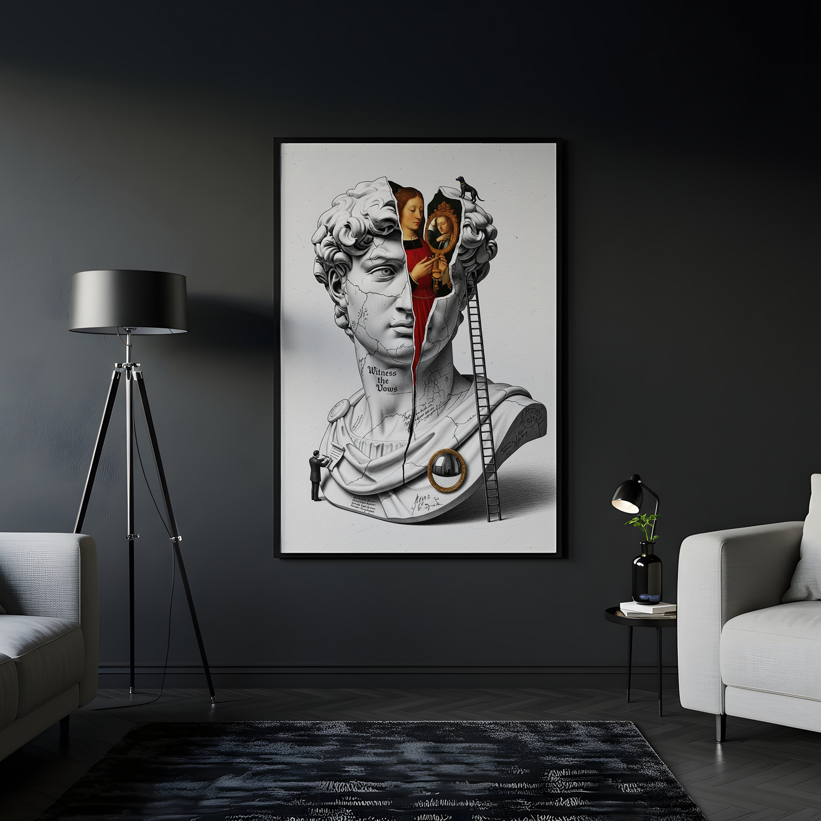 Witness the Vows — Renaissance Wedding Wall Art Print