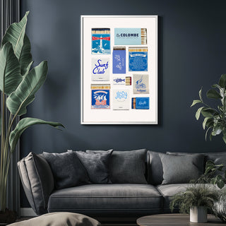 Celestia Wall Art Print — Celestial Moon & Stars Poster