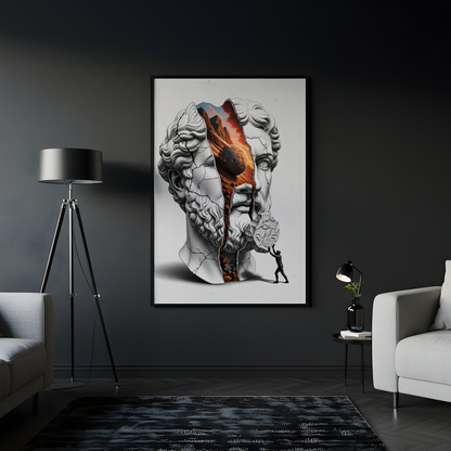 Sisyphus: Ebedi Mücadele Tablo Boyutlarında ve Yüksek Kaliteli Poster