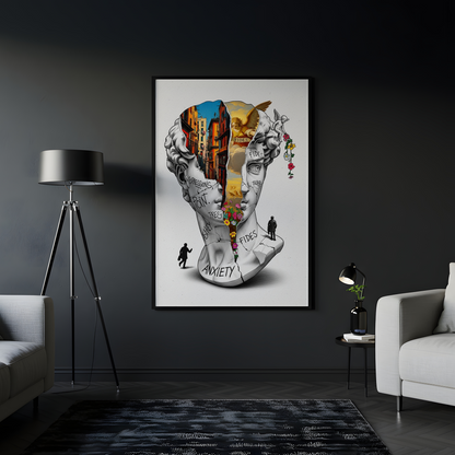 Anksiyete ve İnanç Tablo Boyutlarında ve Yüksek Kaliteli Poster