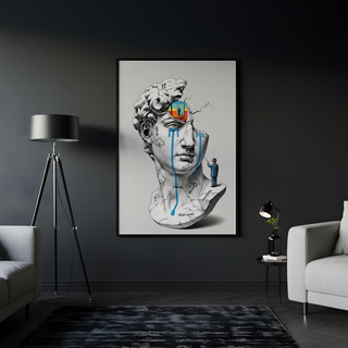 Dream Weaver V.2 — Surreal David Bust Wall Art Print