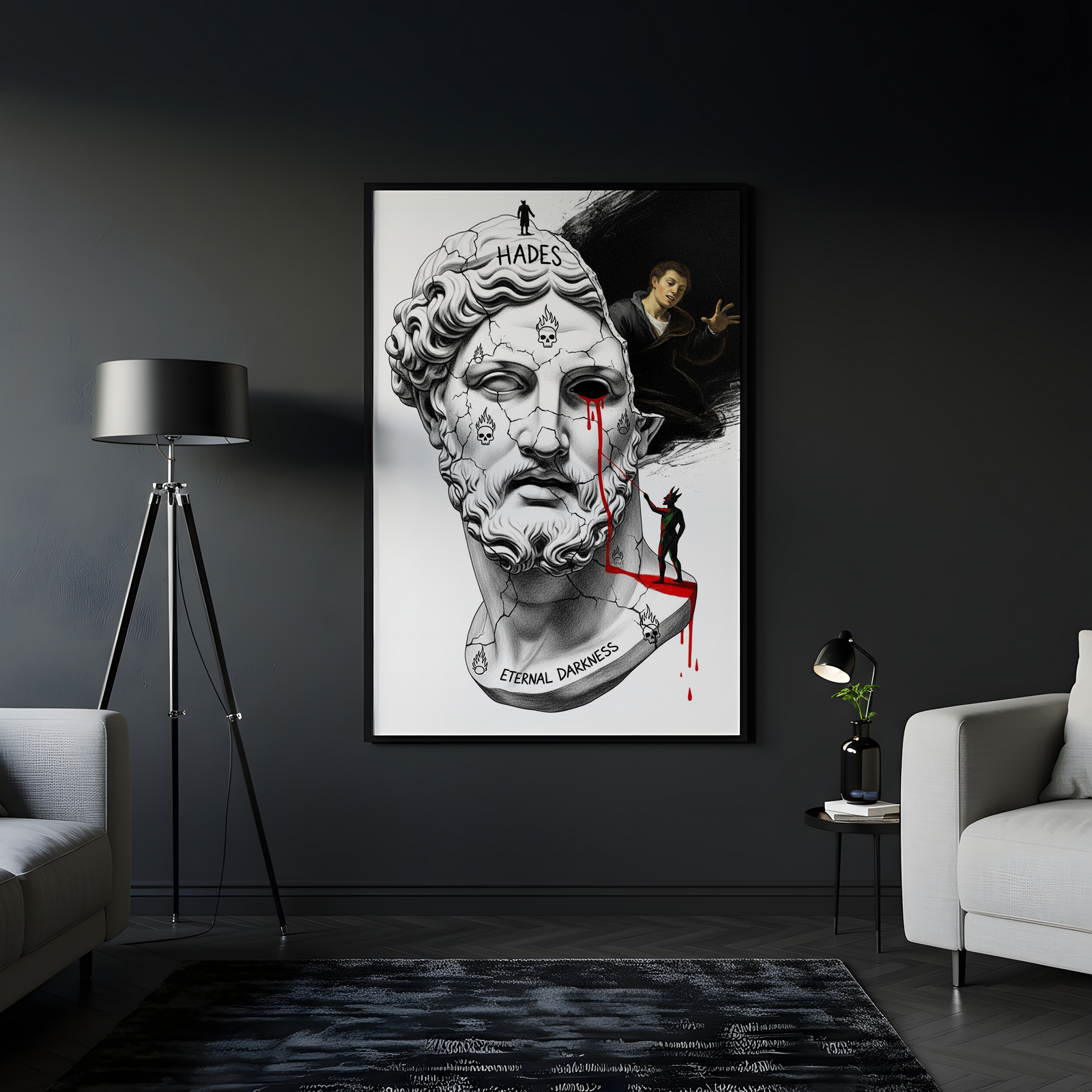 Eternal Darkness — Hades Mythology Wall Art Print